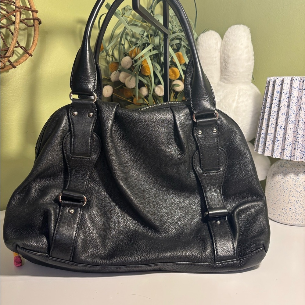 Michael Kors Black Leather Shoulder Bag